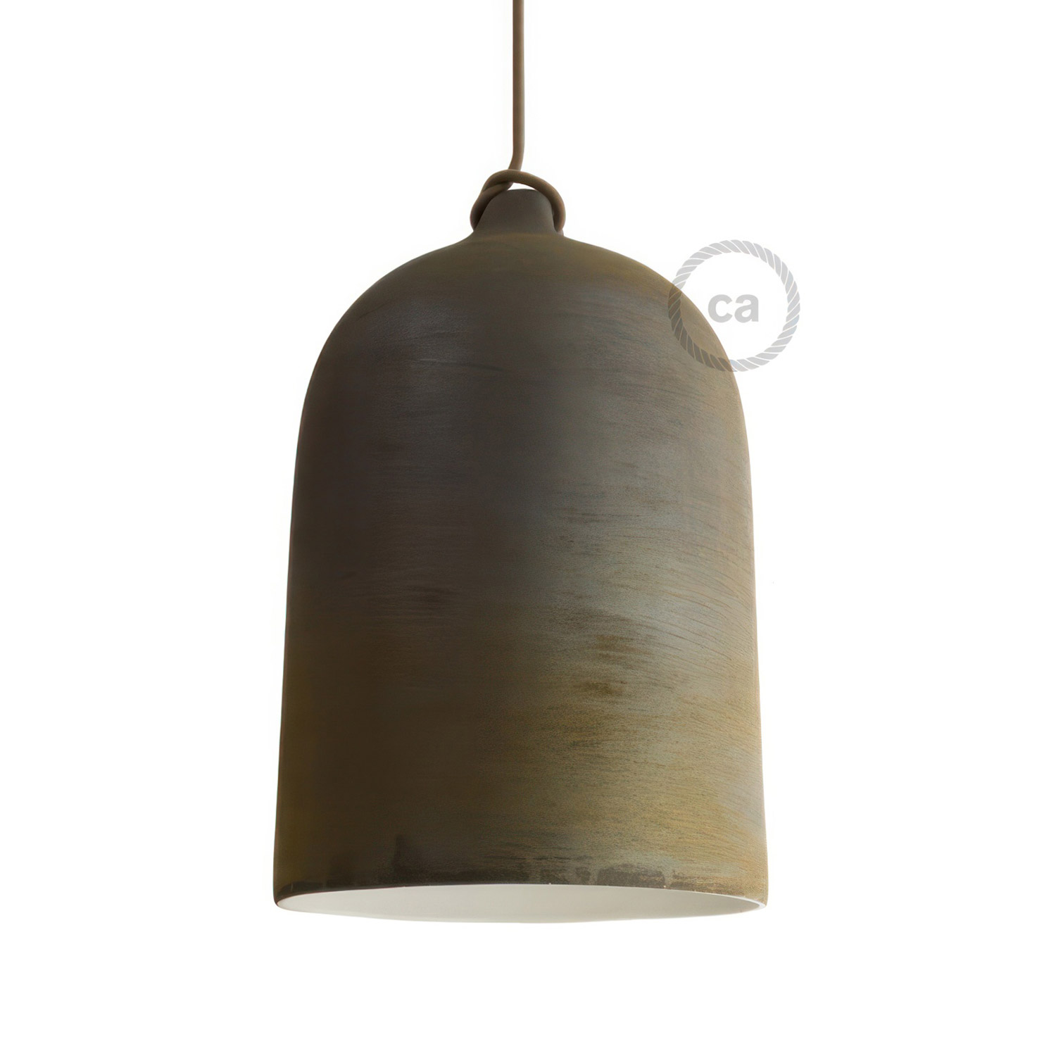 Leuchte Creative-cables Hood Xl Keramik Industriestil