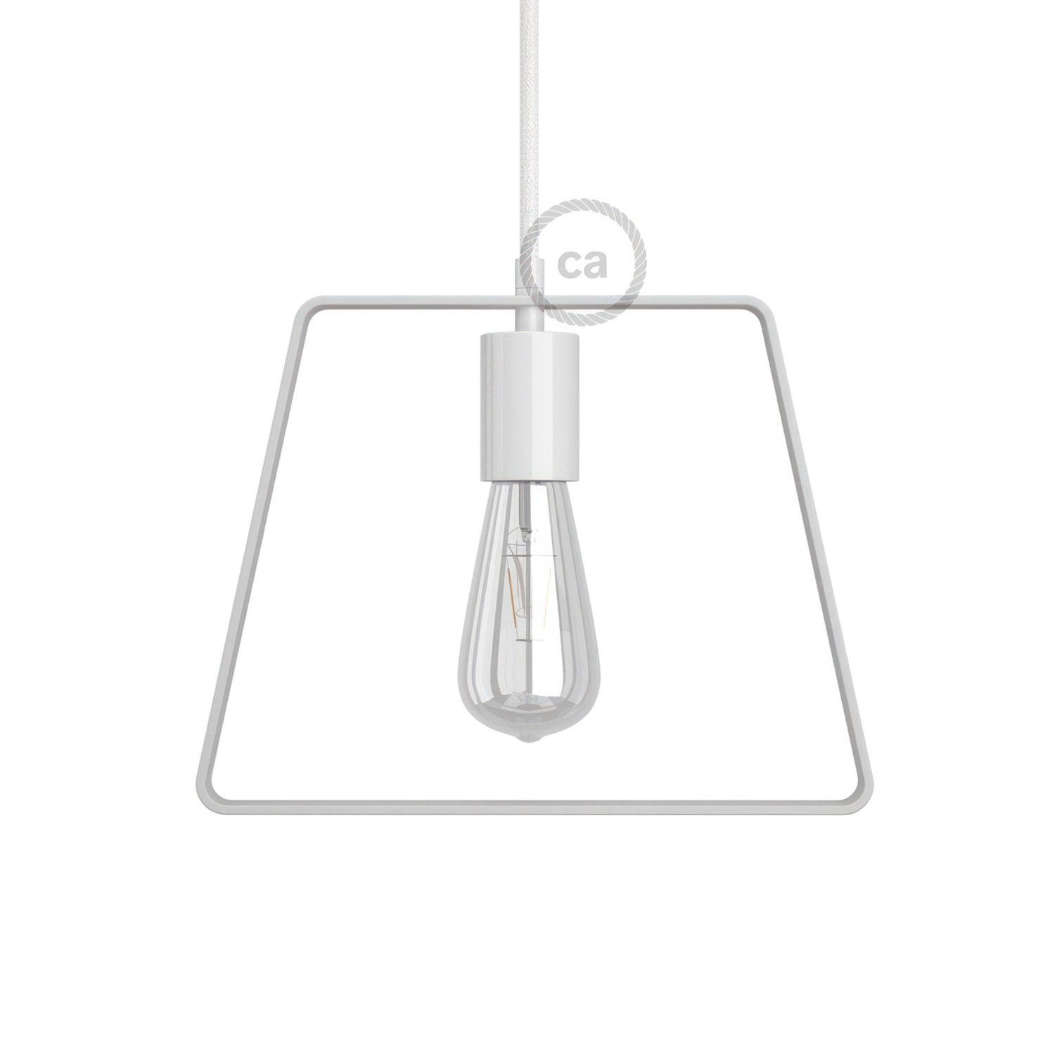Lampe Creative-cables Duedì Base Metall Minimalistisch 30x15 Cm