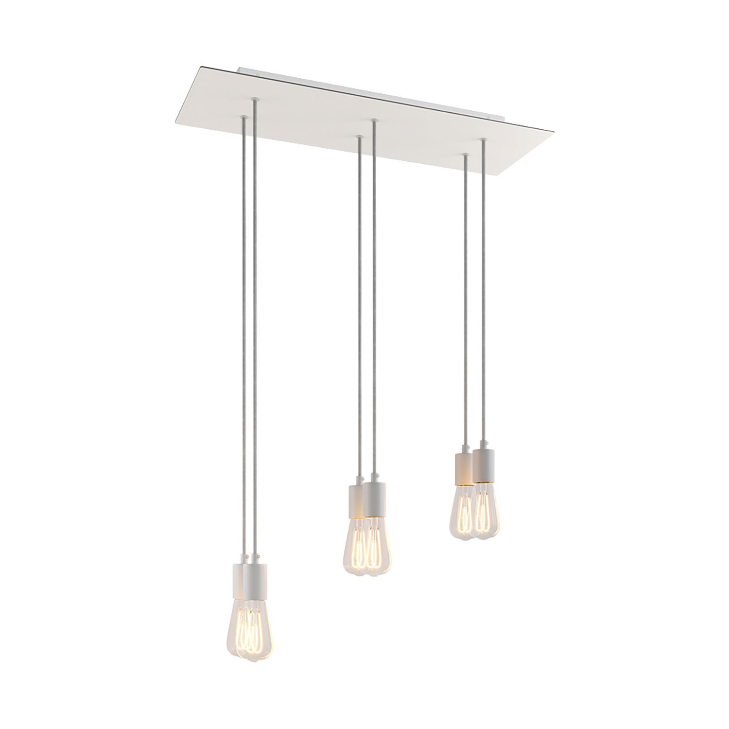 Pendelleuchte Creative-cables Rose-one Xxl 6 Leuchten 75 Cm