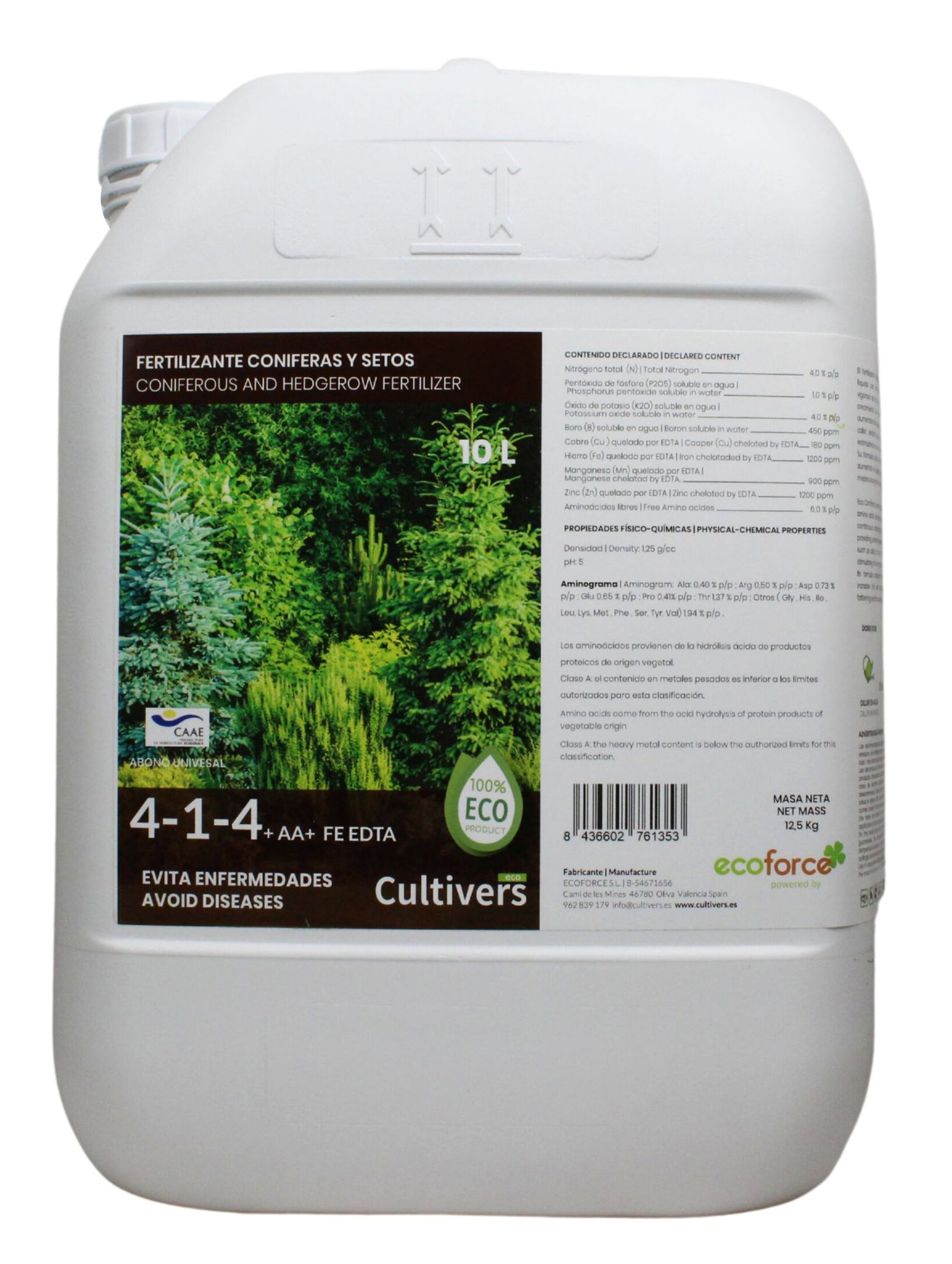 Cultivers - Kultiver Abonnement Coniquete Eco -collegic Lump 10 L