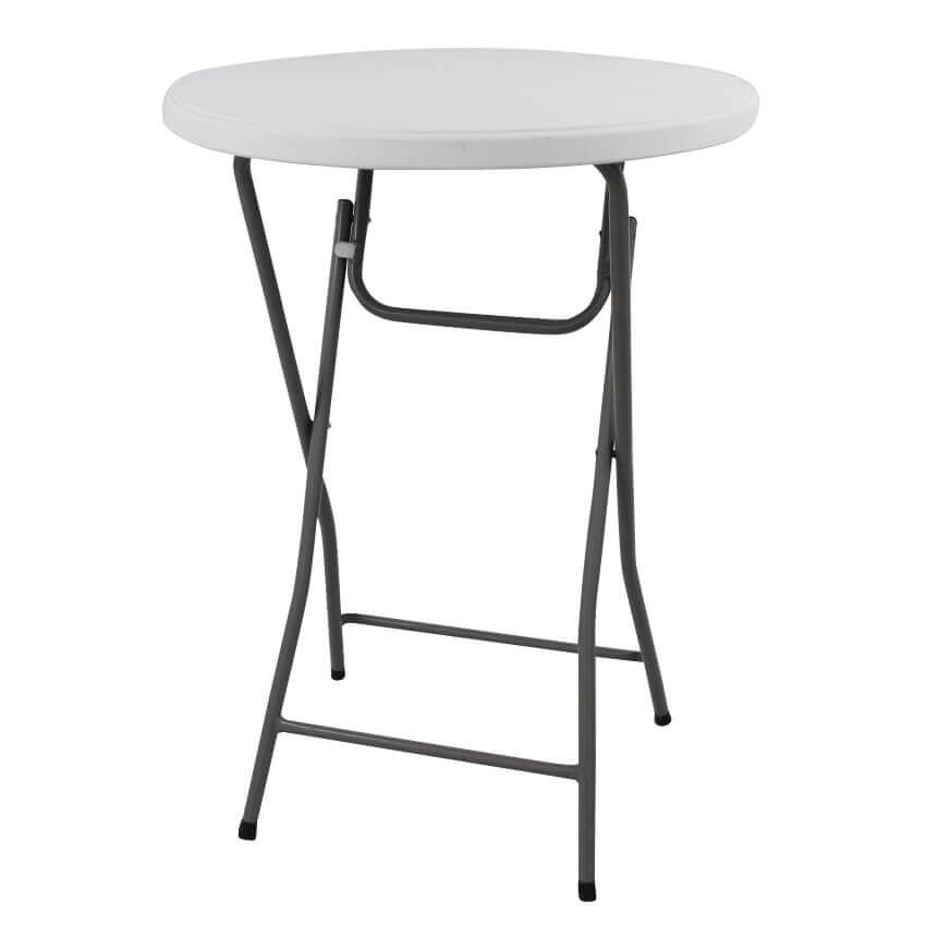 Defibrico - Edelstahl- Und Kunststoff -außentisch D. 60xh110 Cm
