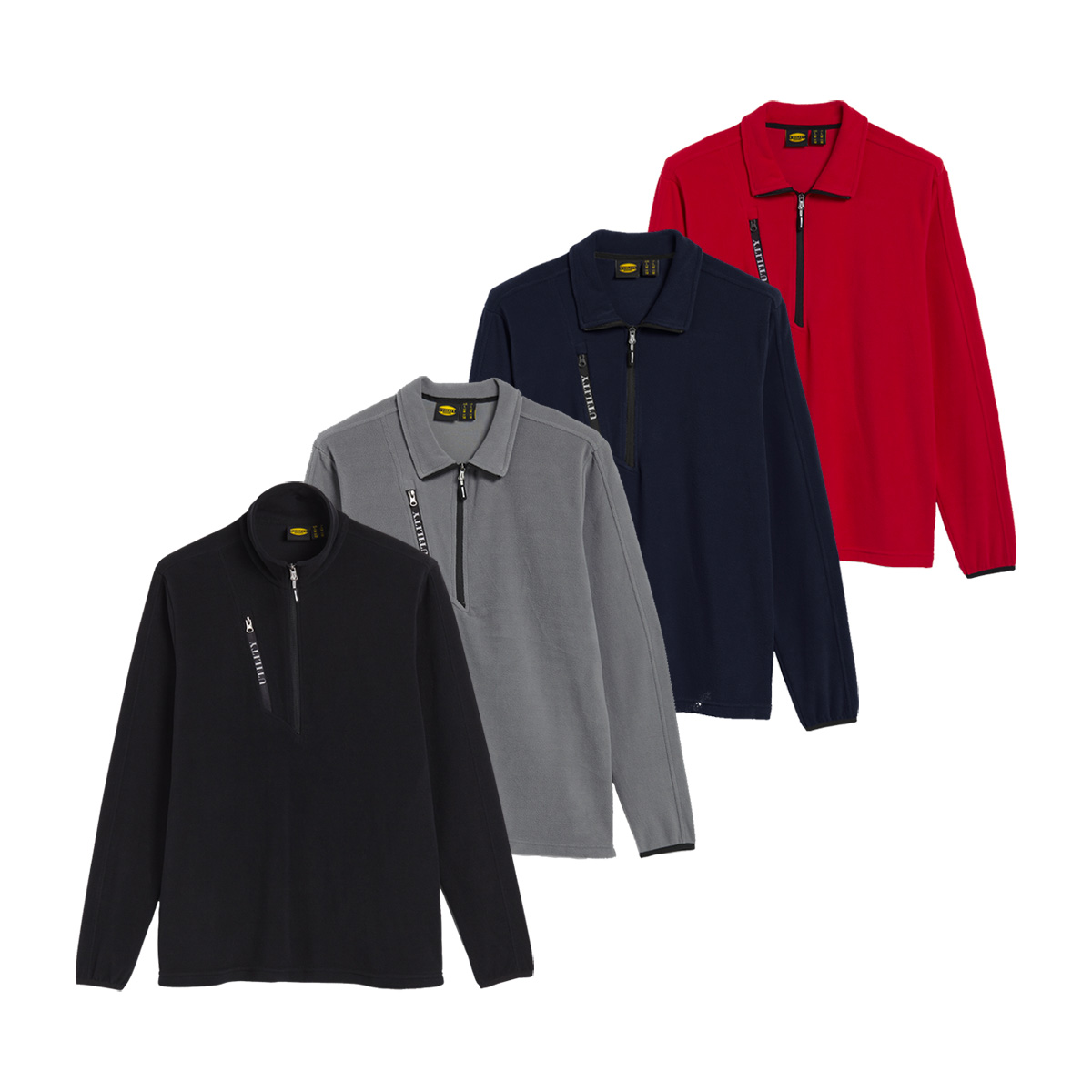 Diadora - Utility Sweatshirt Micropile Pocket Litework - Xxxl - Rot