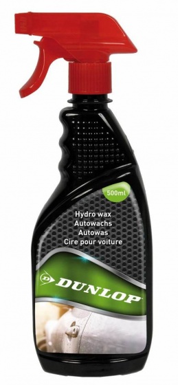 Dunlop Hydro Wax Cire Auto 500ml – Protection & Brillance Longue Durée, Application Facile, Entretien Quotidien Carrosserie