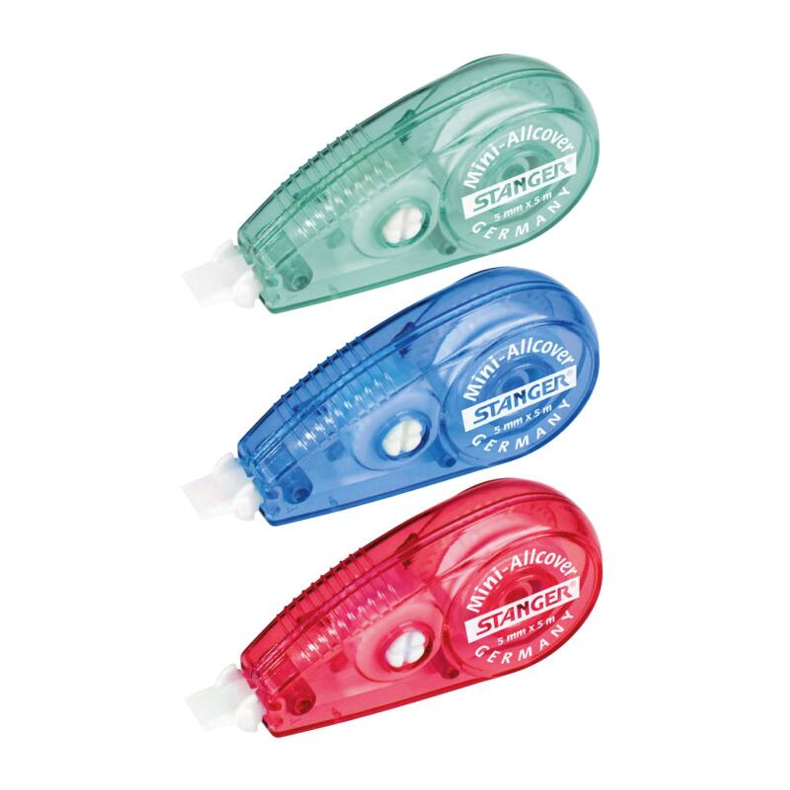 Easywork - 12x Mini Korrekturroller 3er Büro Maus Band Pocket Mouse Weißer Streifen Fehler