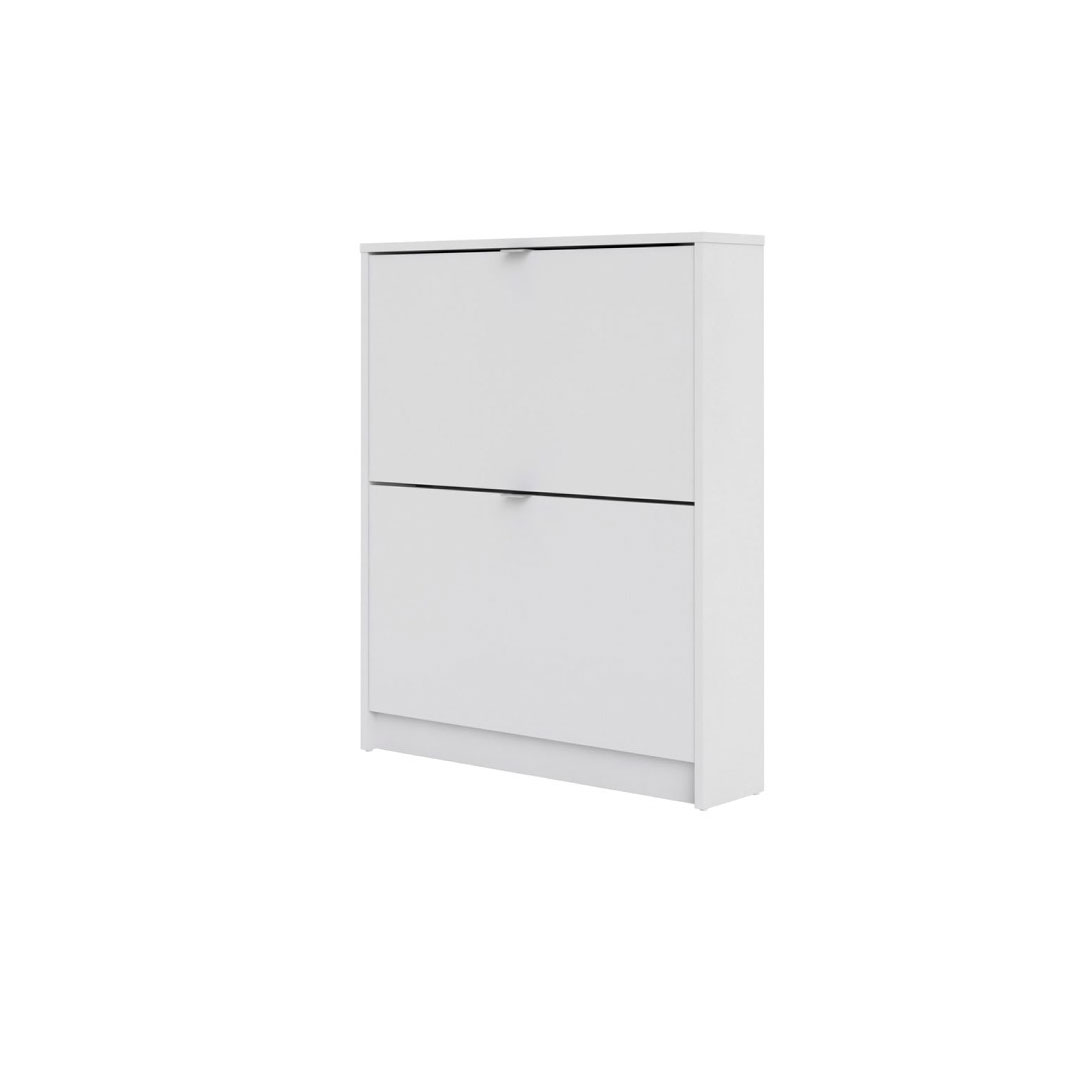 Shane Schuhschrank 2 Klapptüren 1r Weiss.