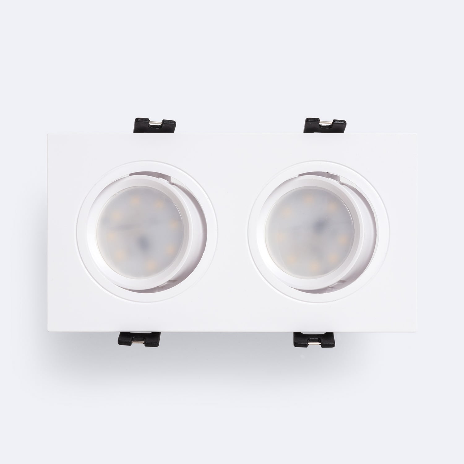 Downlight Einbaustrahler Eckig Schwenkbar Gu10 6w Schnitt 75x150 Mm Pc No Flicker 4000k Weiß Neutralweiß