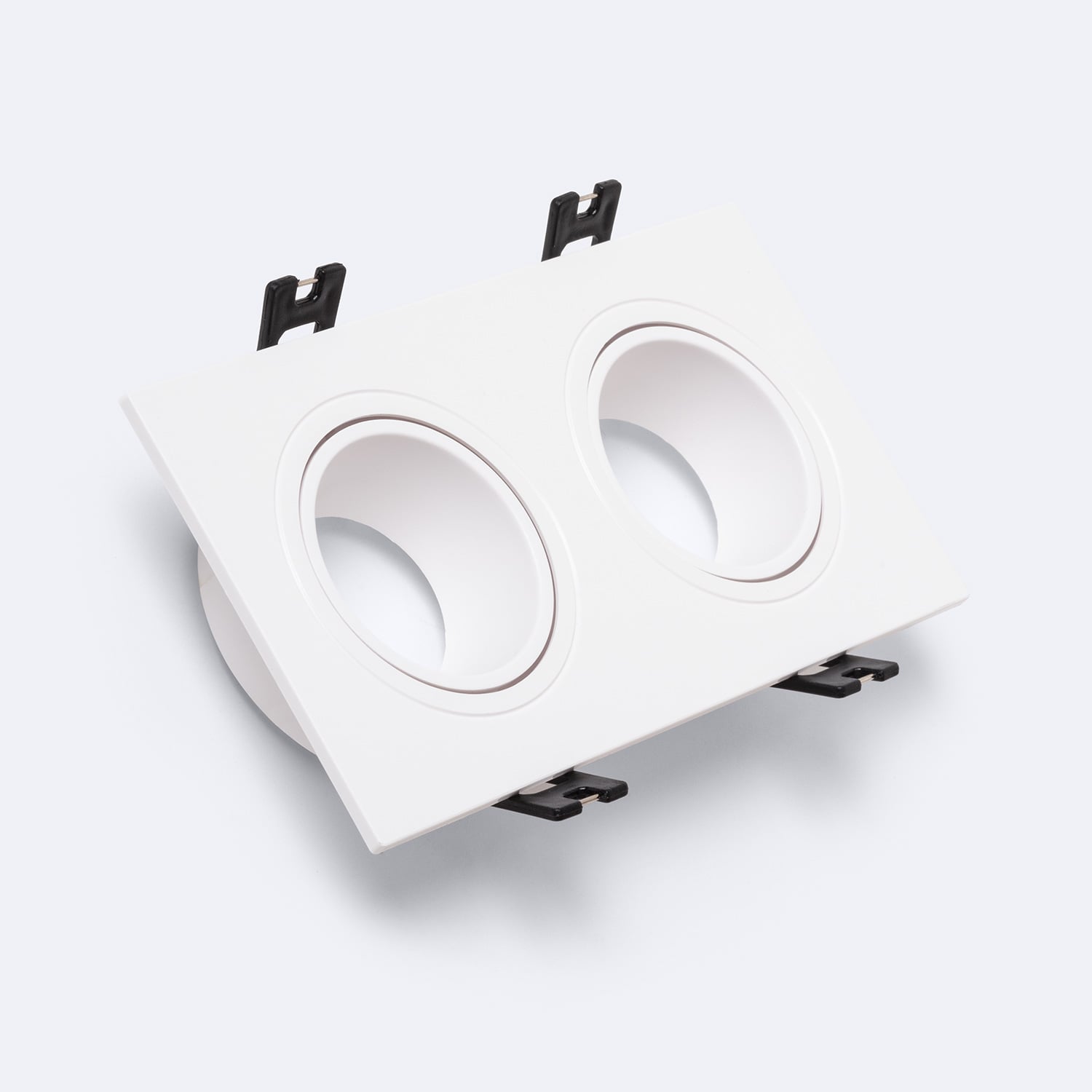 Downlight Einbaustrahler Eckig Schwenkbar Gu10 6w Schnitt 75x150 Mm Pc 3000k Warmweiß No Flicker