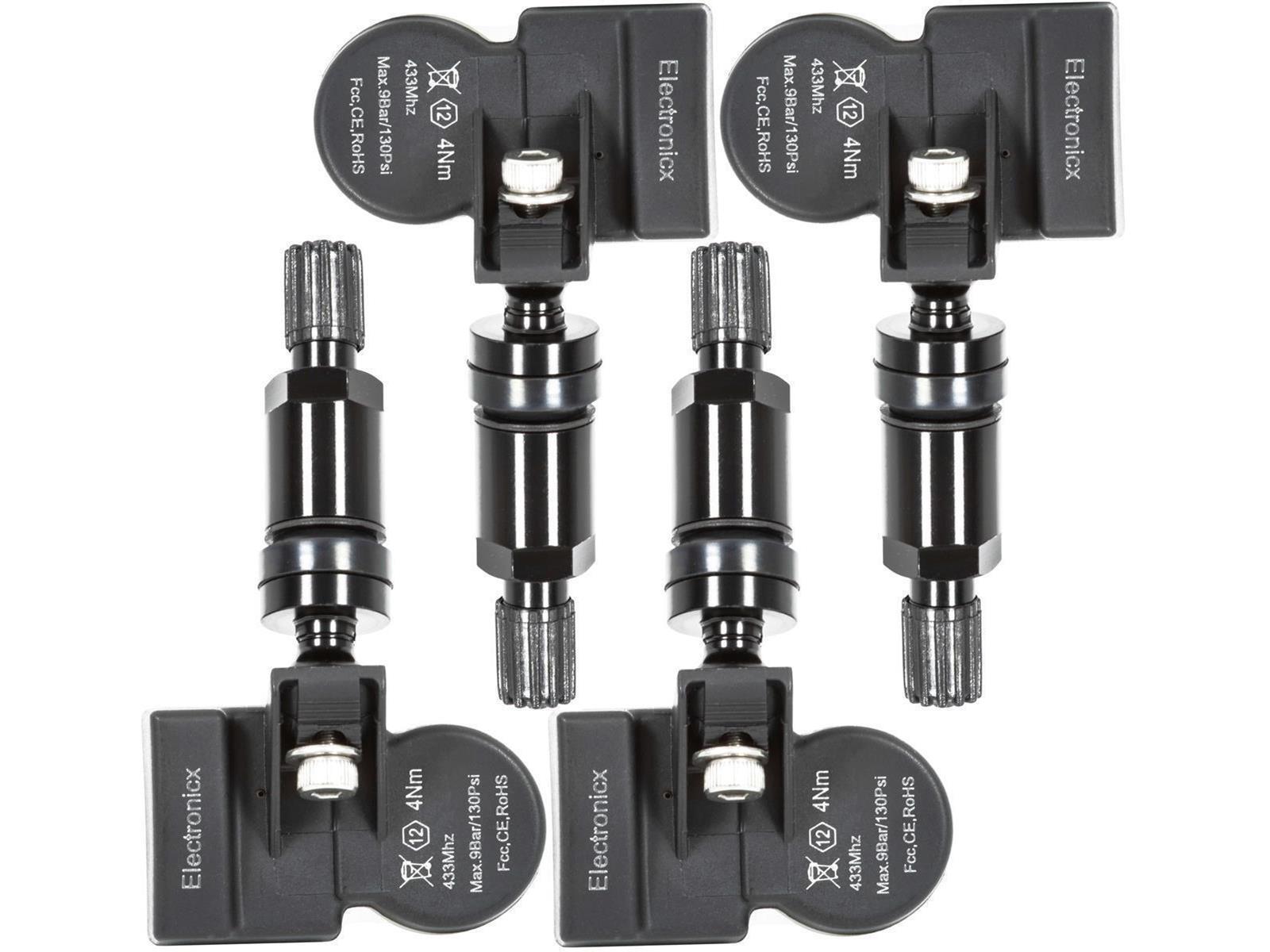 4x Rdks Sensoren Metall Schwarz - Ford Galaxy Cdr 01.2015- - Tpms Reifendruck