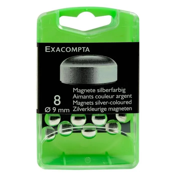 Magnete Exacompta F9 Magnetkraft 120g Pack 8