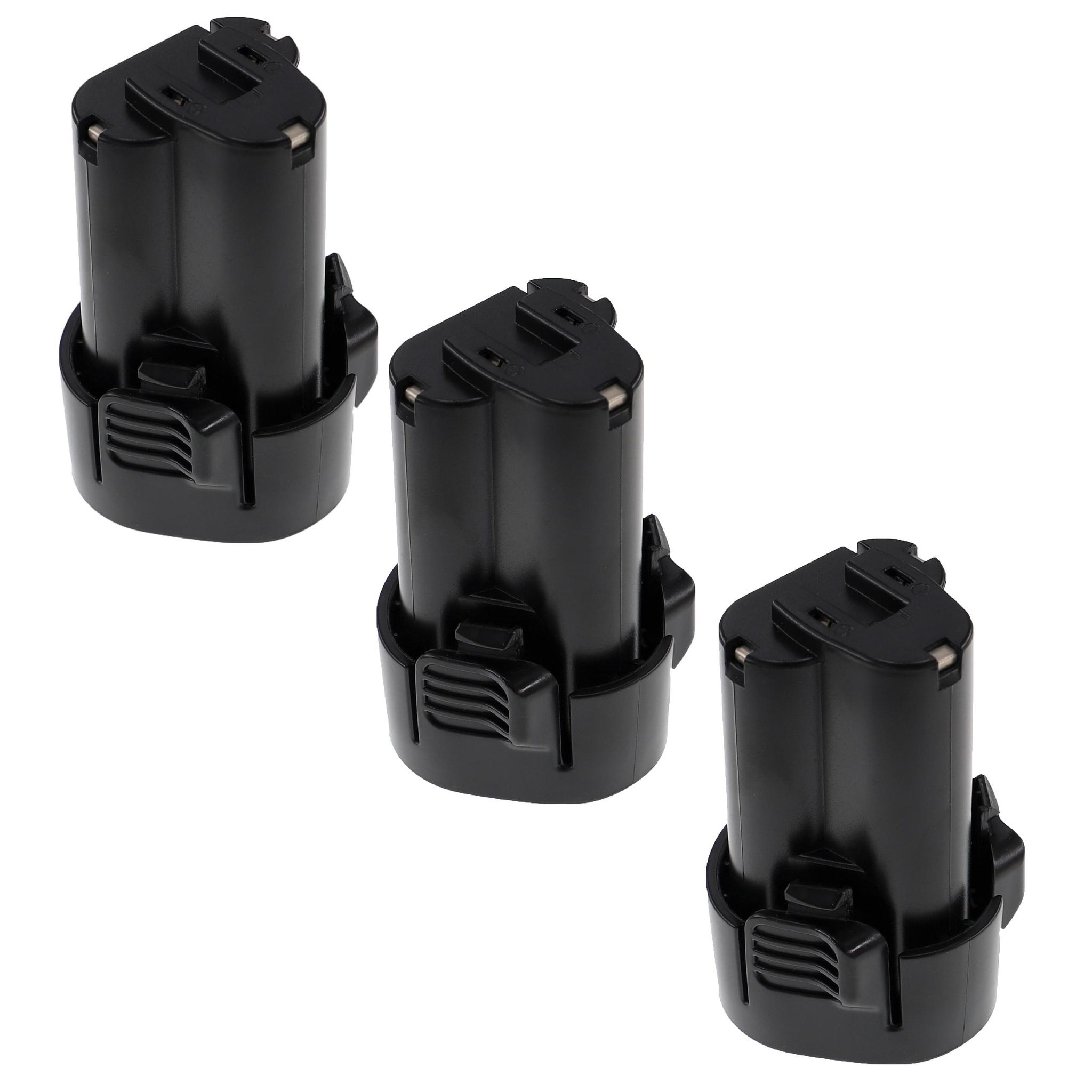 Extensilo 3x Akku Kompatibel Mit Makita Wt01z Werkzeug (2500 Mah, Li-ion, 10,8 V)