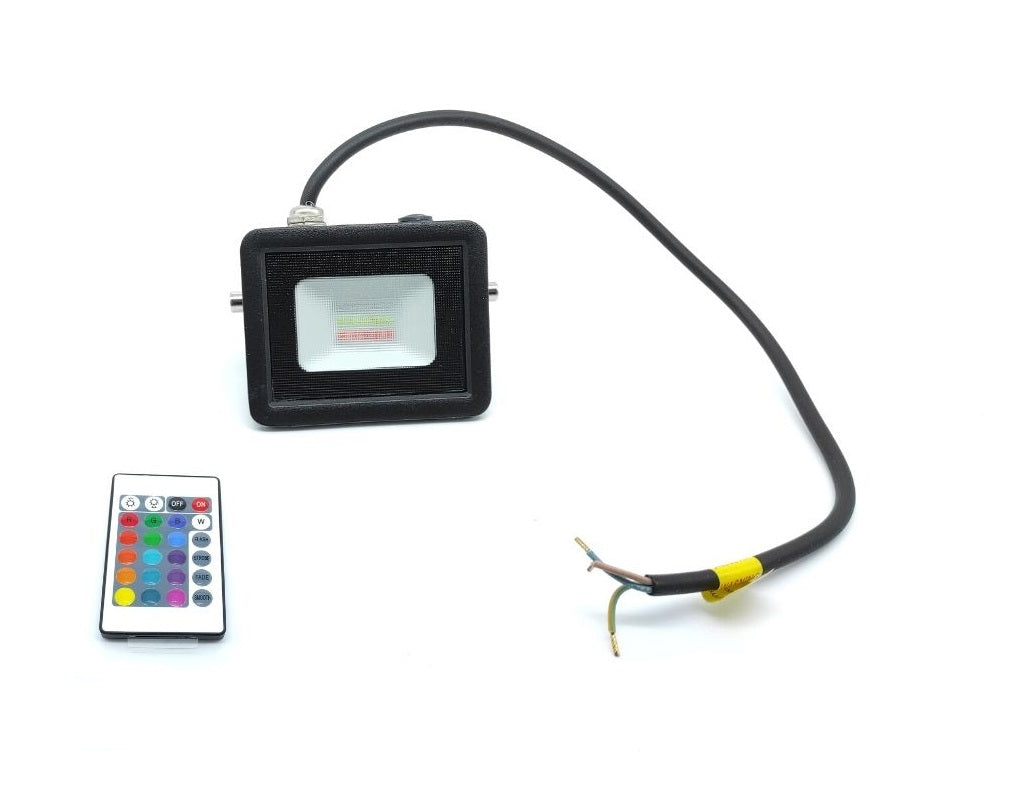 Led-strahler 10w Rgb Ip65 Mit Fernbedienung Zur Steuerung Mehrerer Geräte