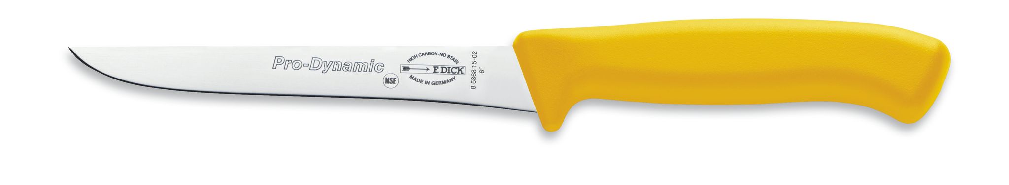 F.dick - Prodynamic Ausbeinmesser Gelb Klingenlänge 15cm Küchenmesser X55crmo14