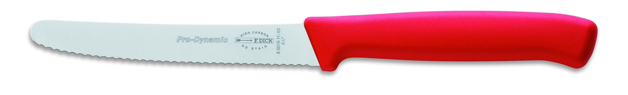 Prodynamic Allzweckmesser 11 Cm Wellenschliff Küchenmesser Rot - F.dick