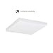 Rupia Quadratisches Einbaudownlight 1x24w Led 2160lm 4000k 120° L.16,8xw.16,8xh.16,8xh.1,8cm White