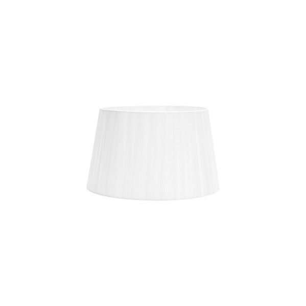 Fabrilamp - 157512001 Laura Lampenschirm E27 Weiß 20dx15dx12h Offen Konisch