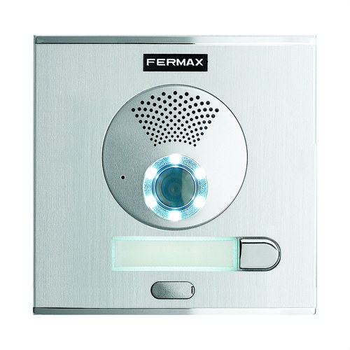 Edm - Fermax 40708 City S1 Cp101 Duox Plus Paneel Aus Eloxiertem Aluminium Für Wohnungen, Türöffnung, Concierge-ruf