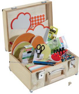 Moderationskoffer U-actline® 35 X 27 X 18 Cm (b X H X T) Birkenholz Natur