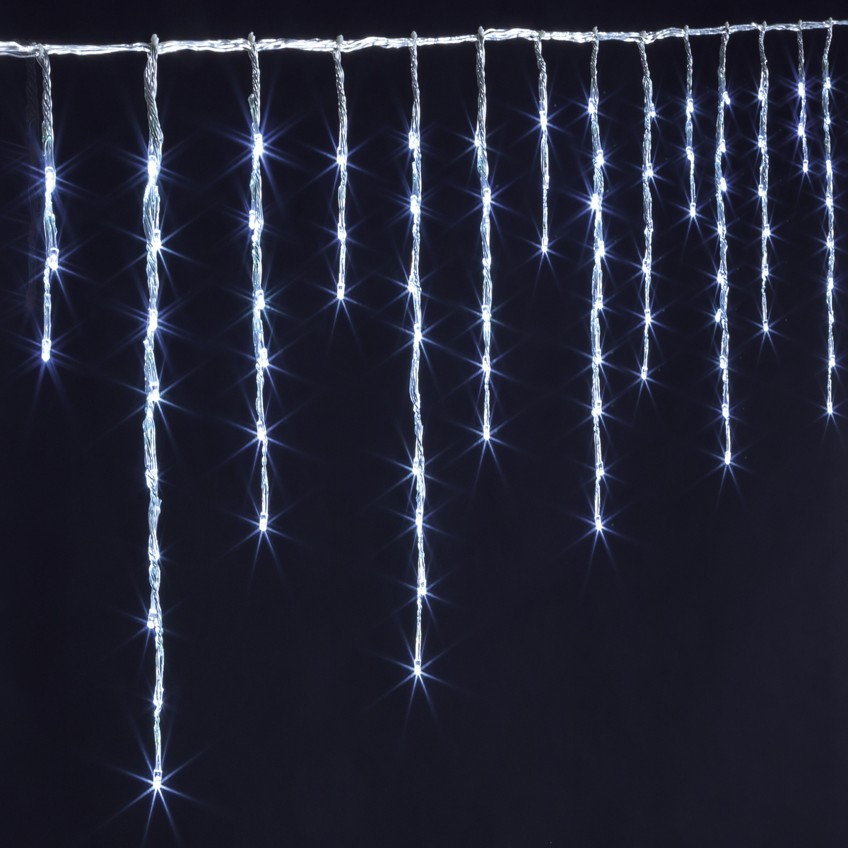 Lichtvorhang 4 M Kaltweiß 240 Led Schnee