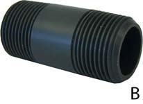 Gf Doppelnippel Pvc-u 3/8" Ag