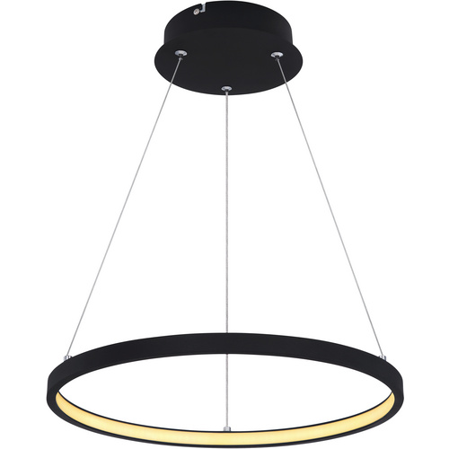 Hängeleuchte - Ralph - Schwarz - Metall - Ø 39cm - Led - - Globo