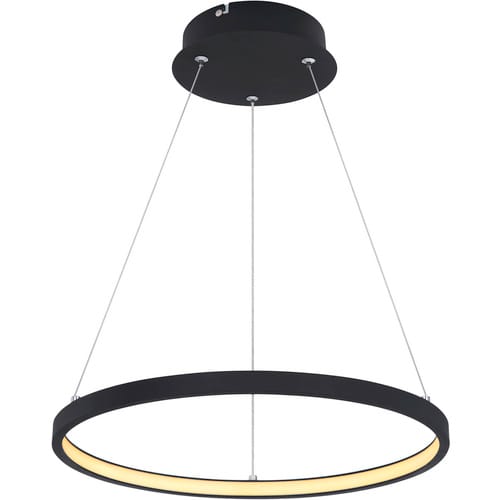 Hängeleuchte - Ralph - Schwarz - Metall - Ø 39cm - Led - - Globo