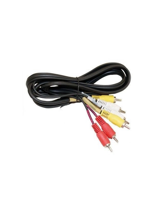 Gsc - Cinch-dreifach-cinch-audio-stereo-verbindung Von Stecker Zu Stecker 2601354