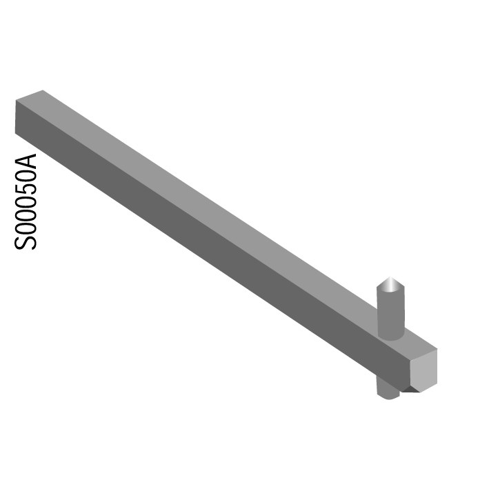Walze 6x6 Oxp6x210, Länge 21 Cm (ot 200-250a)