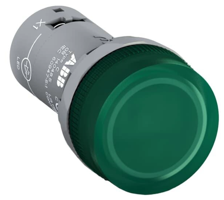 Kompaktlampe Mit Led-diode 22 Mm 24 V Ac/dc Grün Cl2-502g 1sfa619403r5022