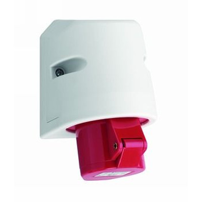 Abl Cee Wandsteckdose, Ip44, 16a, 5-polig, 400v, 6h, Rot D51s31