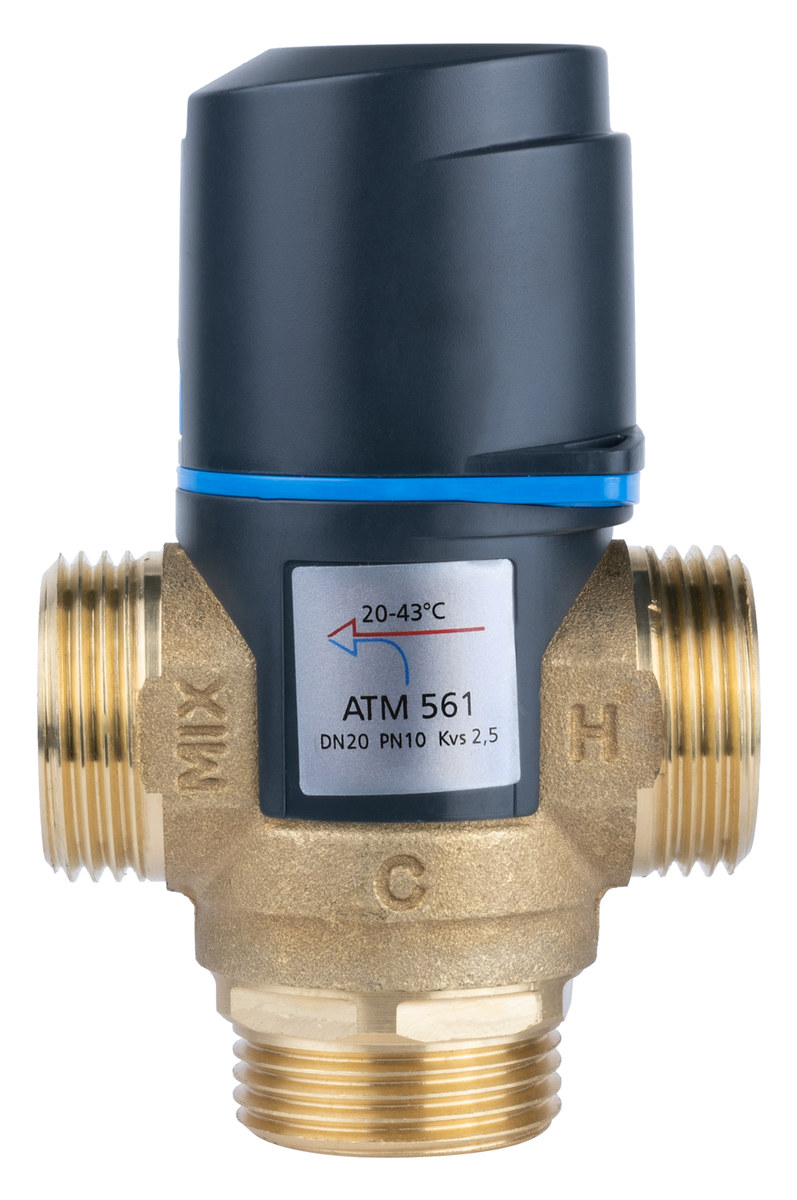 Thermostat-mischventil Atm 561 - Dn20 - 20-43°c - Energiesparend - Sicher - Wartungsfrei