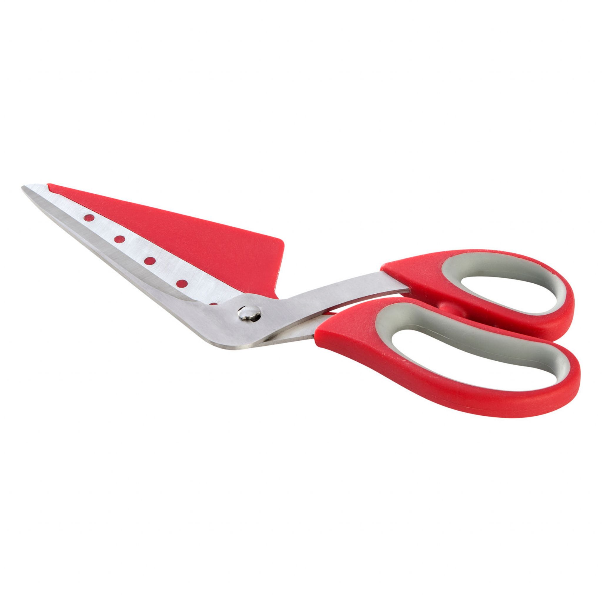 All Grill - Allgrill Pizzaschere 27 Cm Pizzaschneider Edelstahl/kunststoff Rot/grau