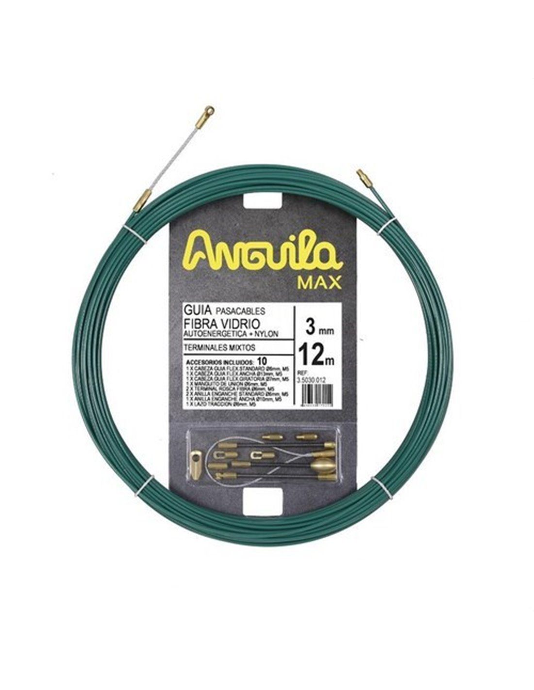 Max 3 Mm Glasfaser/nylon 12 M Grüne Tülle - Anguila