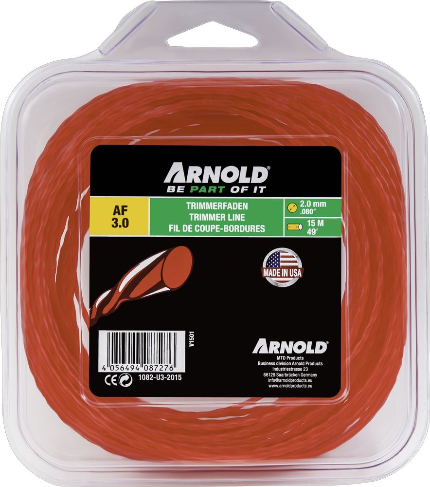 Nylonfaden Af 3,0 / 2,0 Mm 15 M Arnold
