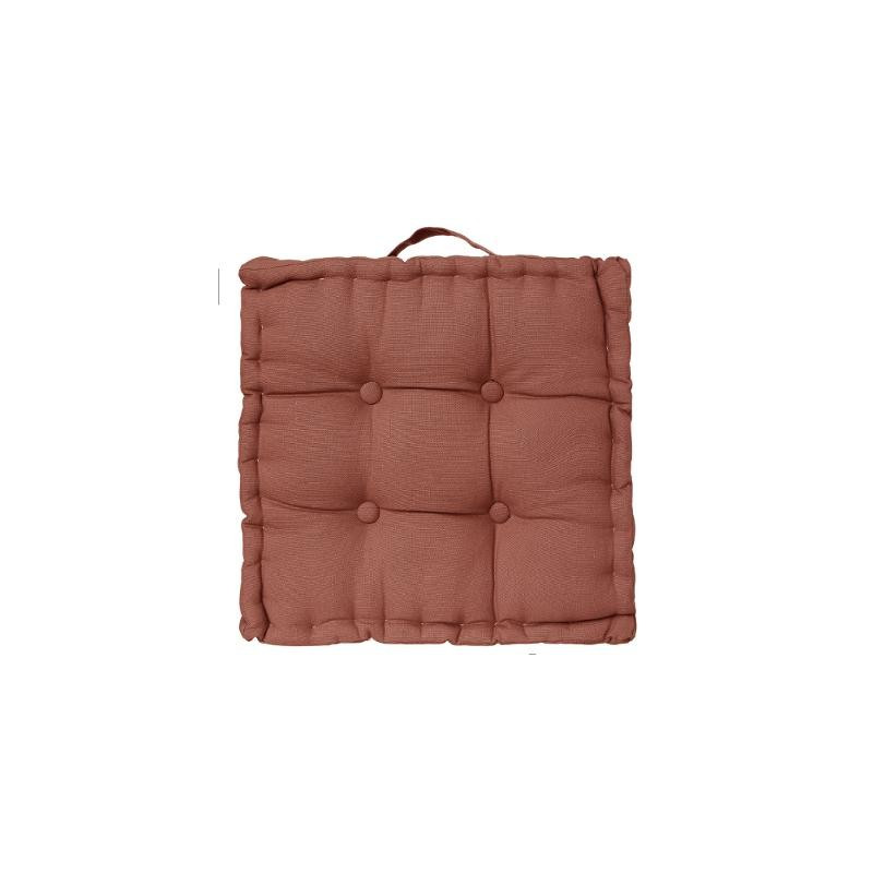 Atmosphera - Bodenkissen 40 X 40 X 8 Cm Atmosphéra - Terracota - Terracota