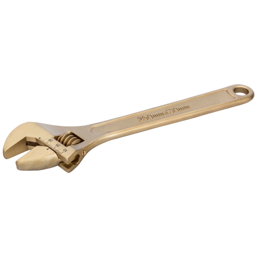 Bahco Funkenfreier 65-mm-rollgabelschlüssel Aus Aluminiumbronze, 600 Mm