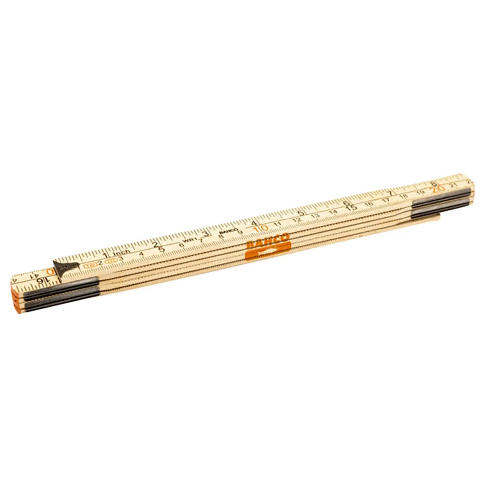 Klappmaßstab Bahco Wr1-mm Holz 1 Meter Faltbar