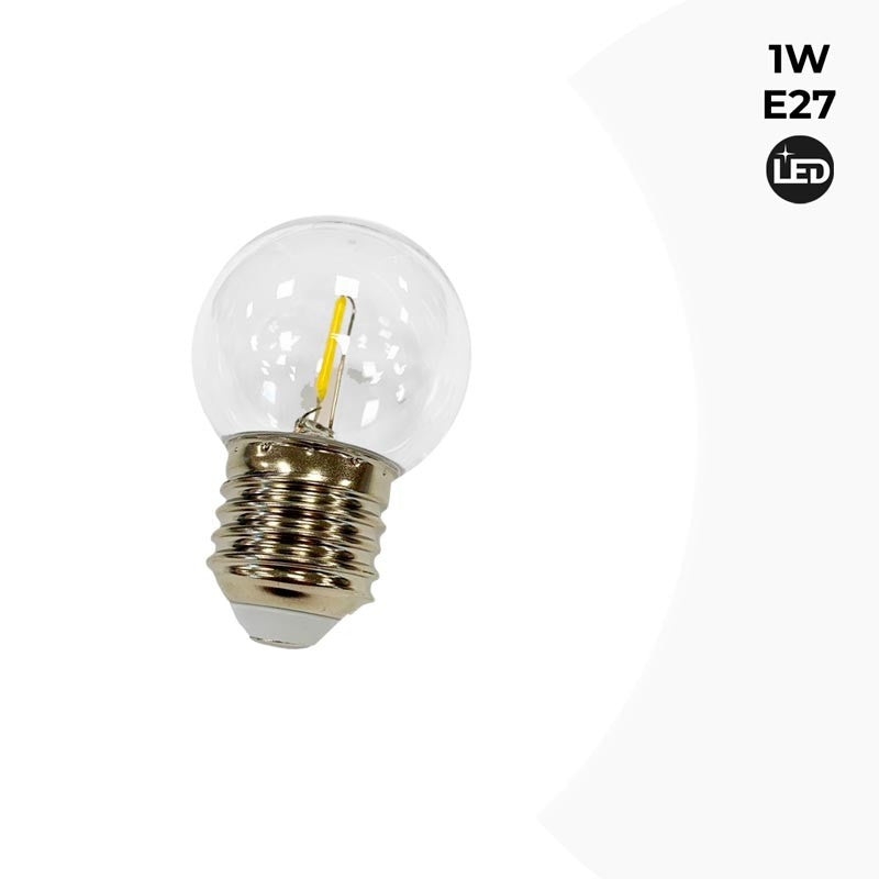 Dekorative Led-lampe 1w E27