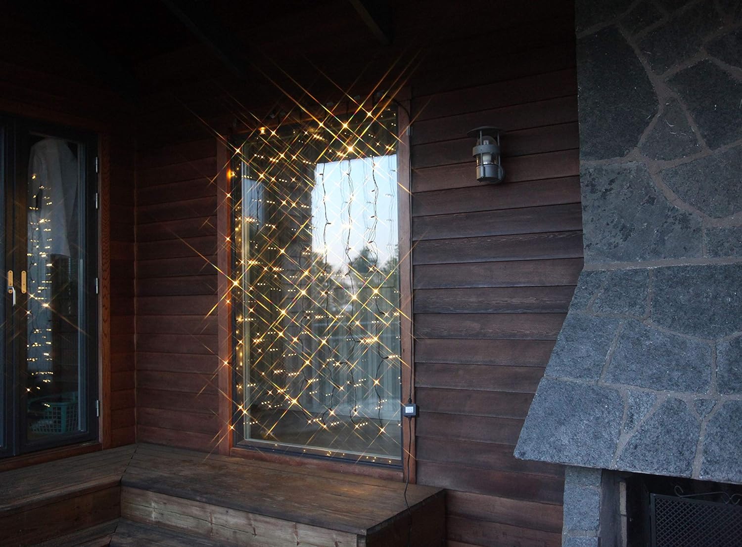 Star Trading Led Lichtervorhang 1x2 M Für Beleuchtungs-system 24 Von Star Trading, Lichterkette Schwarz Für Außen, 98 Leds Warmweiß, Ip44