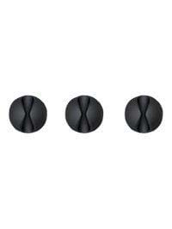 Cabledrop 6er Pack, Schwarz - Bluelounge