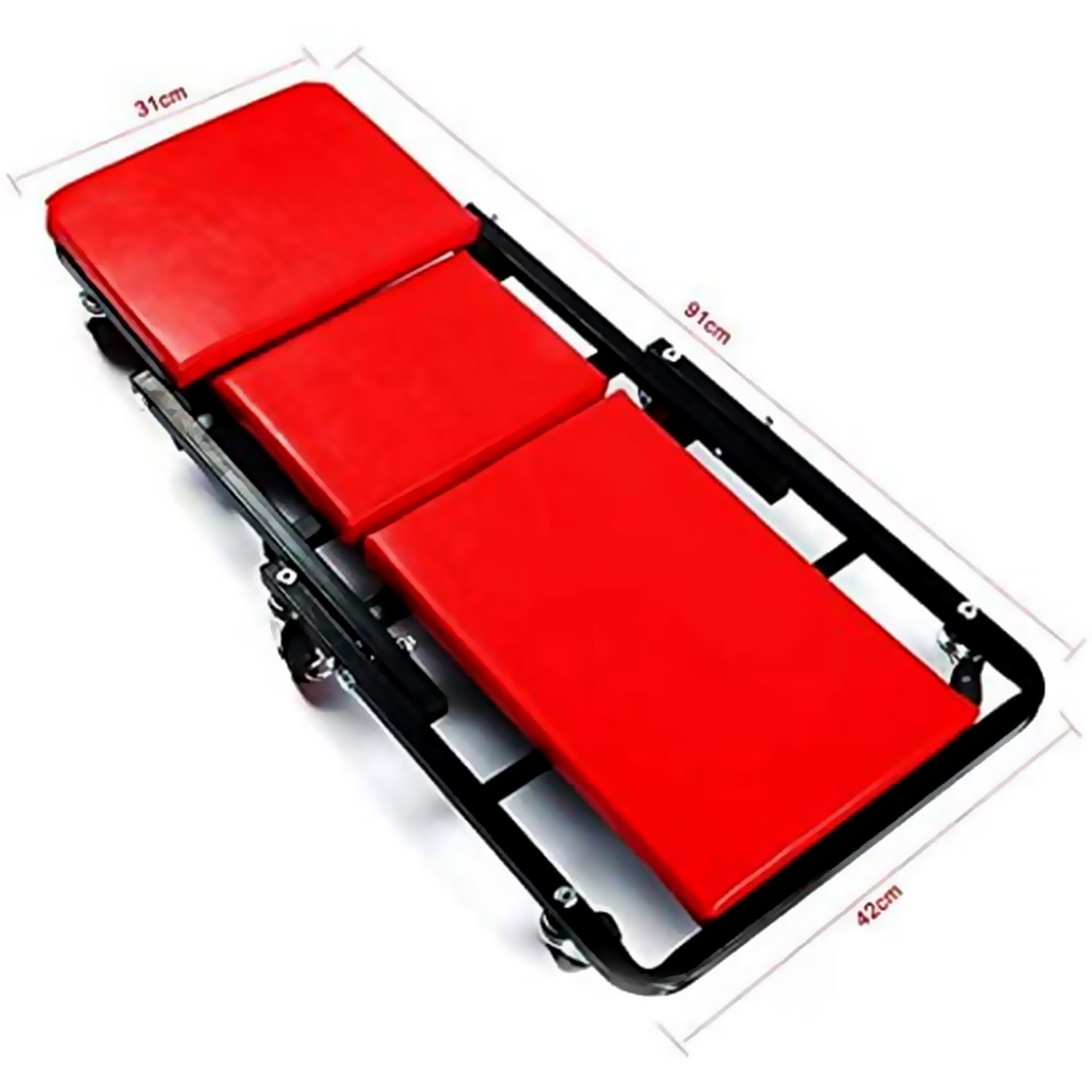 Chariot De Visite Kraft Müller Mécanicien Pliable Planche De Travail, Voitures, Roues Pivotantes 360°, Appui-tête Ergonomique