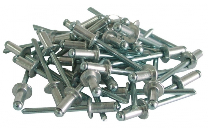 Blindnieten Mega 3.2x7.4mm Aluminium 50 Stück