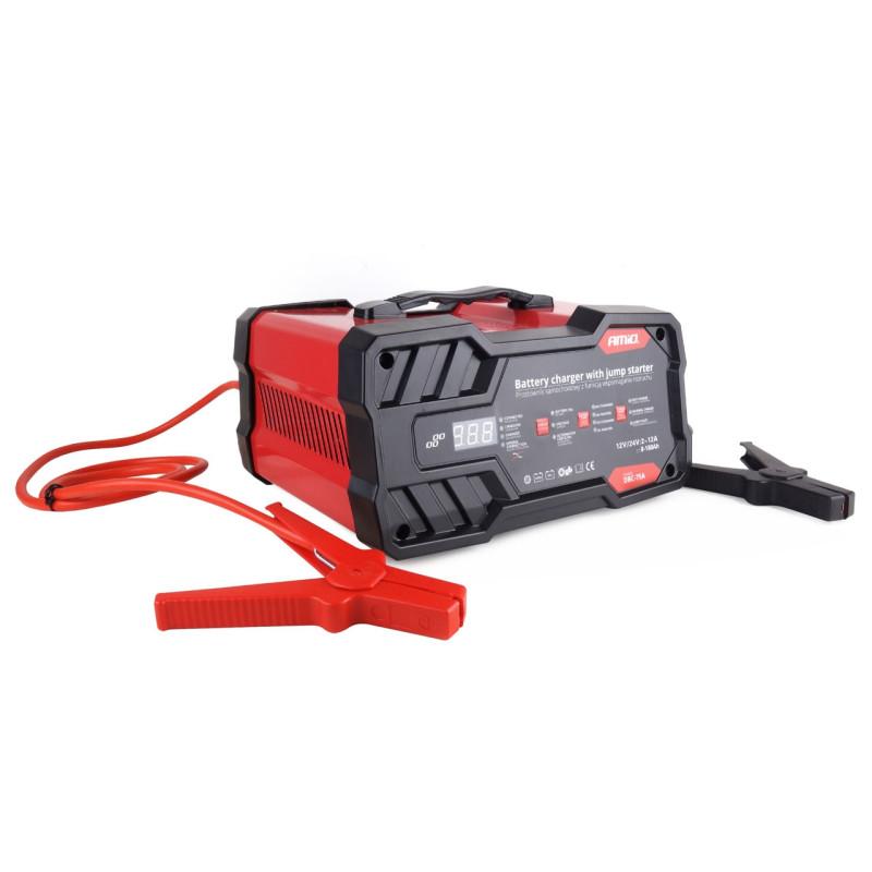 Gleichrichter Mit Startfunktion, Batterieladegerät 12 V 24 V Max. 12 A Boost 75 A 12 V Amio-02400