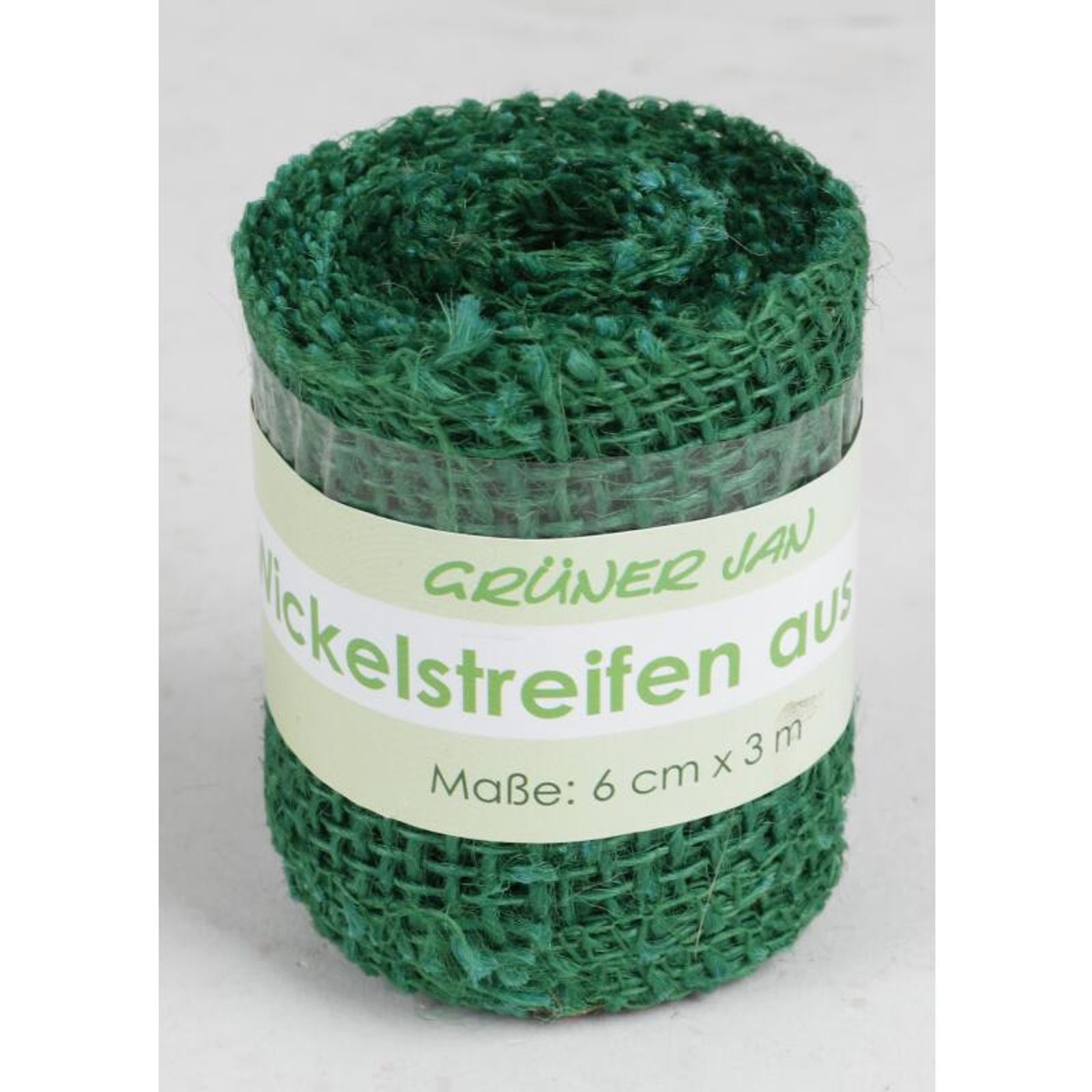 36x 3m Grüner Jan Juteband Grün 6cm X 3m Seil Natur Basteln Dekorieren Garten