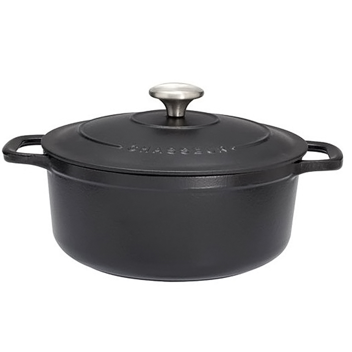 Runde Gusseisen-kasserolle 32 Cm Schwarz - Sublimé - Chasseur