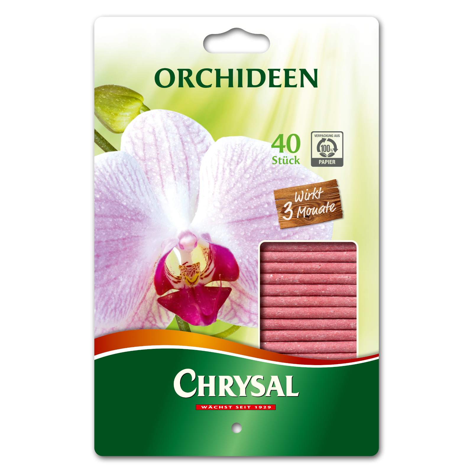Chrysal - Orchideen Düngestäbchen 40 Stück