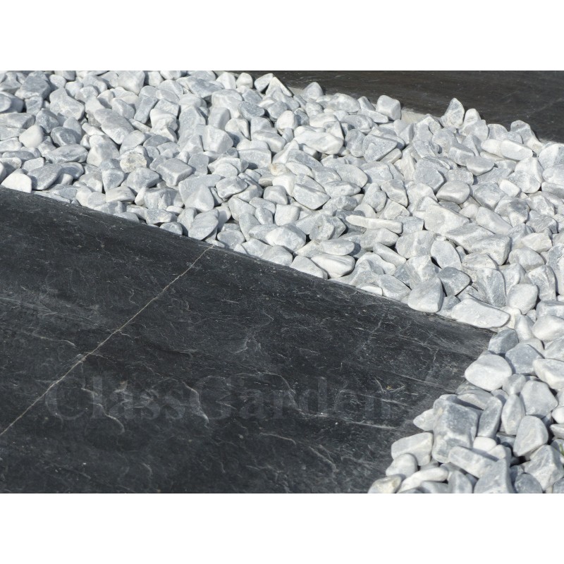 Kieselstein Hellgrau 12-24 - Pack 15 M² - 30 Säcke - 600 Kg