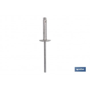 Niet Cofan 4x16 Mm Aluminium Breiter Kopf 10 Stück