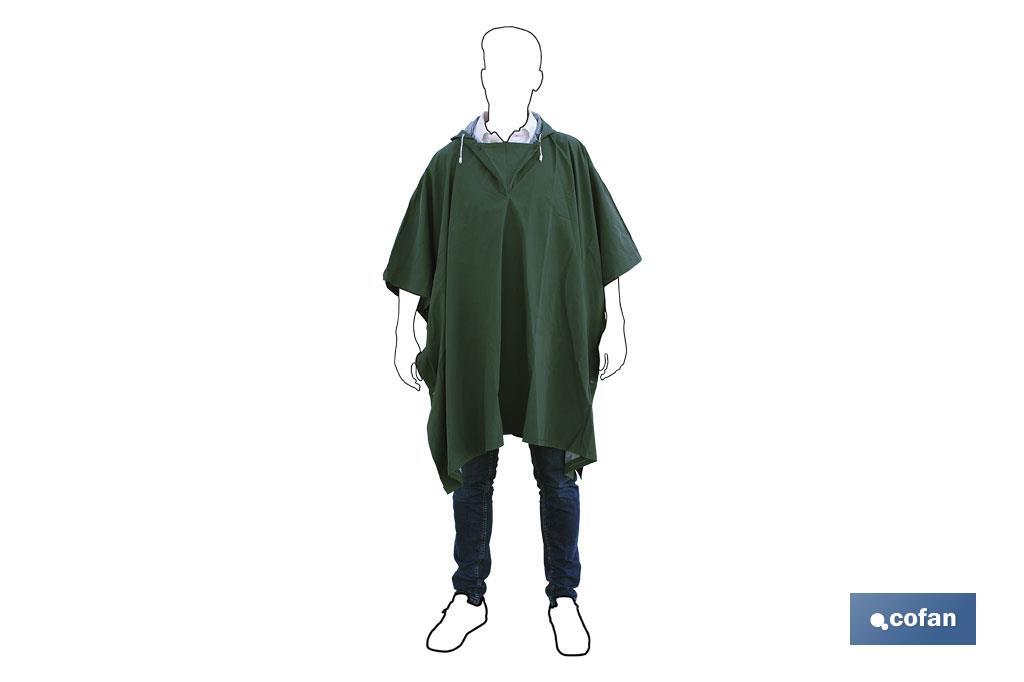 Poncho Cofan Wasserdicht Verstellbare Kapuze Unisex