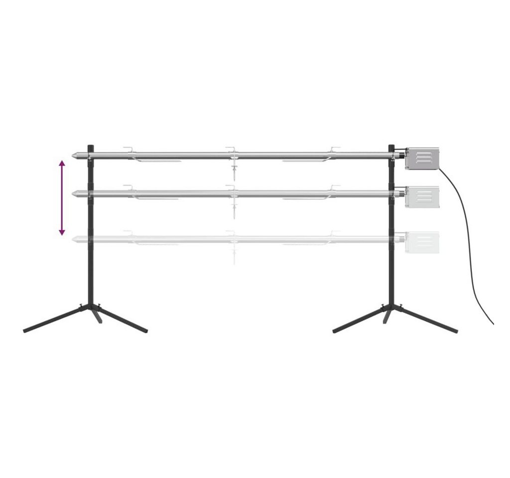 Rotisserie-grill Automatisch Edelstahl Vidaxl
