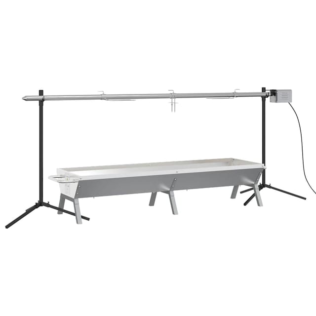 Rotisserie-grill Automatisch Edelstahl - Vidaxl